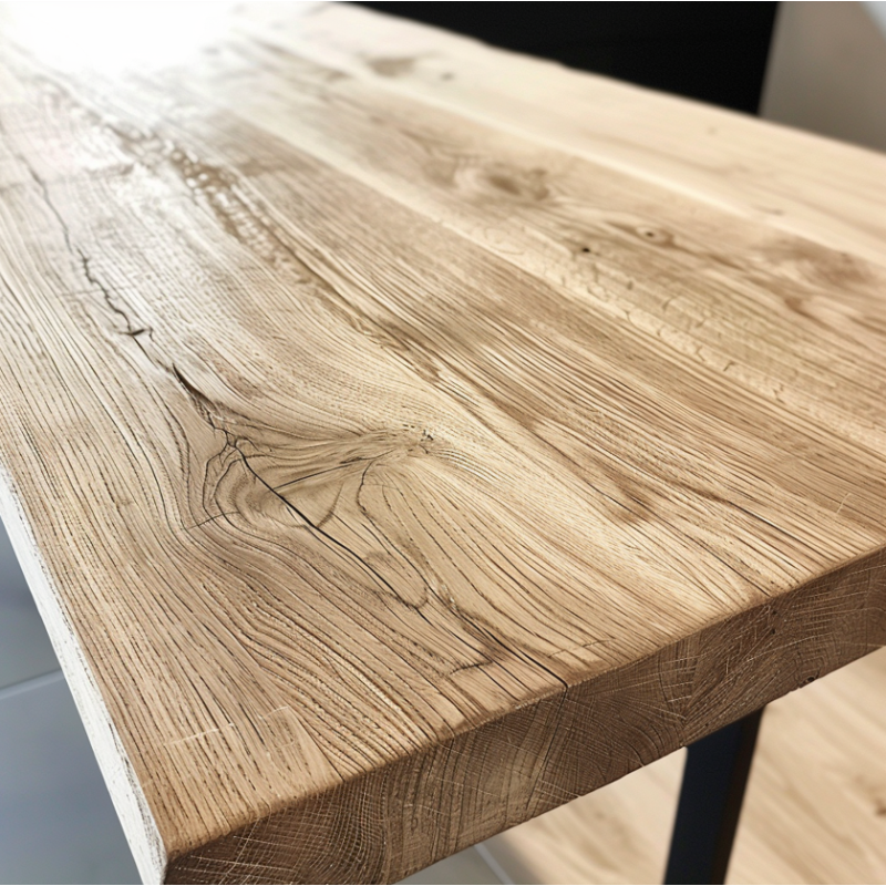 Blat Dębowy surowy na wymiar 240x80x4 cm