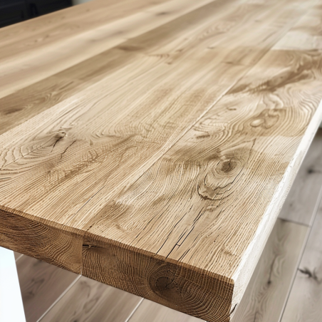 Blat Dębowy surowy na wymiar 200x50x4 cm